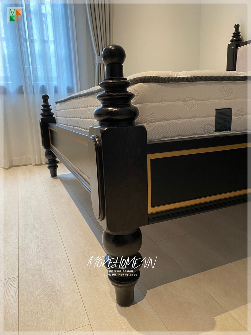 Phòng cách indochine được thể hiện qua chất liệu và màu sắc sự ấn tượng, vẻ đẹp riêng sự kết hợp hoàn hảo của 2 nền văn hóa Á đông và cổ điển Pháp.